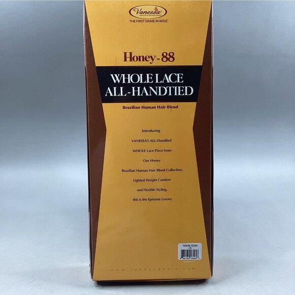 Edin #1B Off Black Body Wave Brazilian Human Hair Blend Lace Front Wig - Picture 11 of 11